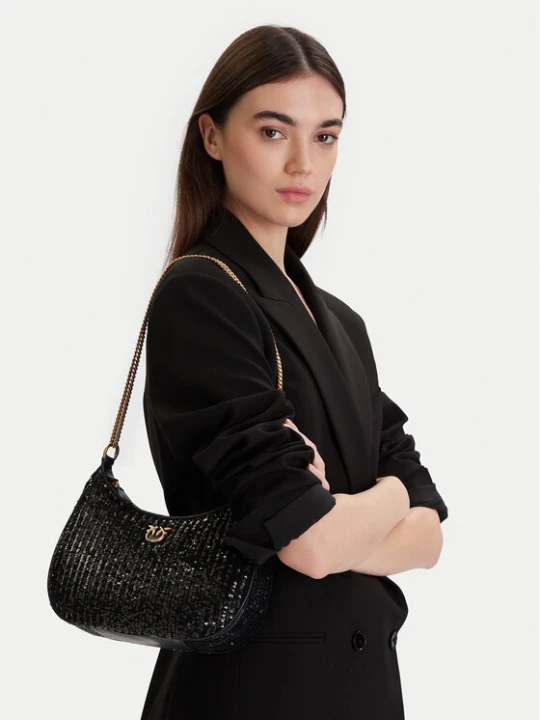 Foto del prodotto PINKO Borsetta Half Moon Mini AI 25-26 PLTT 105916 A2WC Nero