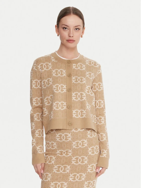 Foto del prodotto PINKO Cardigan Found Someone 106043 A2YD Beige Regular Fit