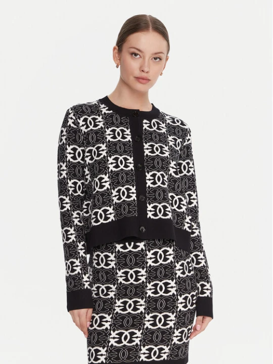 Foto del prodotto PINKO Cardigan Found Someone 106043 A2YD Nero Regular Fit