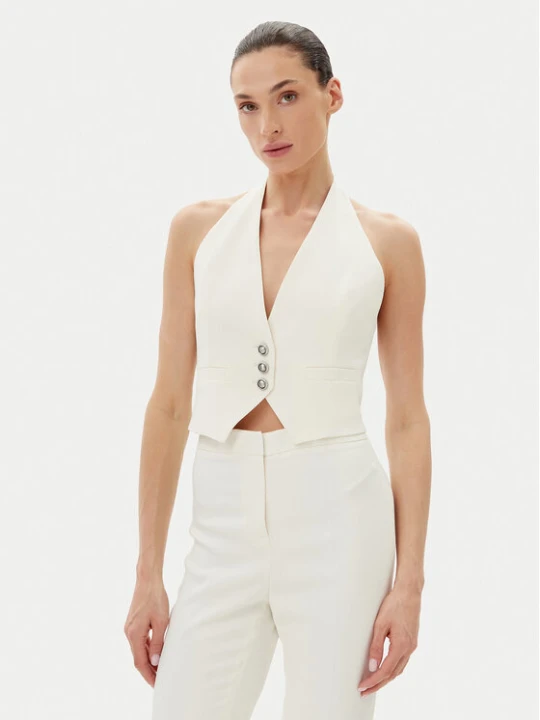 Foto del prodotto PINKO Gilet 104931 A213 Bianco Regular Fit