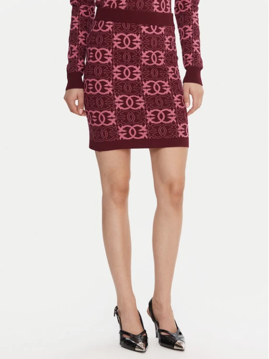 Foto del prodotto PINKO Minigonna Bang Bang 106040 A2YD Bordeaux Slim Fit