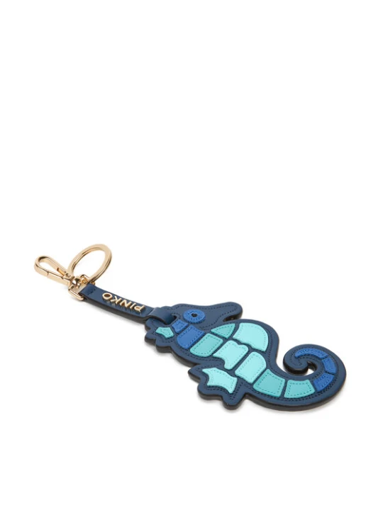 Foto del prodotto PINKO Portachiavi Seahorse Keychain 105032 A2IK Blu scuro
