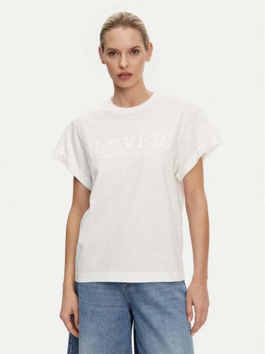 Foto del prodotto PINKO T-shirt Torcetti 104605 A2D1 Bianco Regular Fit