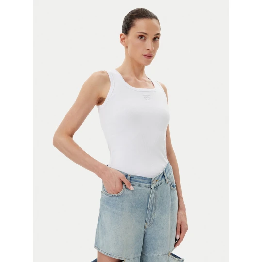 Foto del prodotto PINKO Top 100807 A2OF Z04 Bianco Regular Fit
