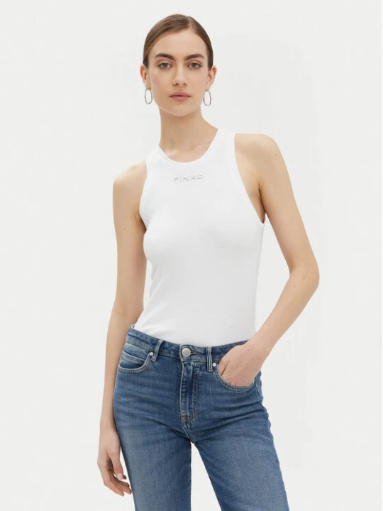 Foto del prodotto PINKO Top 100822 A2C1 Bianco Regular Fit