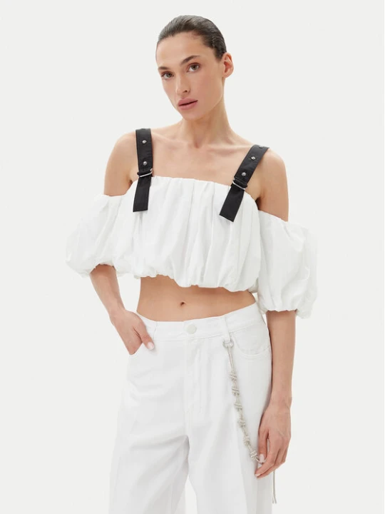 Foto del prodotto PINKO Top 105176 A2LD Bianco Regular Fit