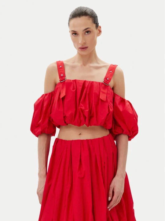 Foto del prodotto PINKO Top 105176 A2LD Rosso Regular Fit
