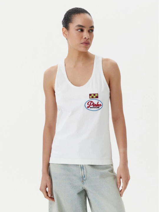 Foto del prodotto PINKO Top Noel 105269 A2ME Bianco Regular Fit