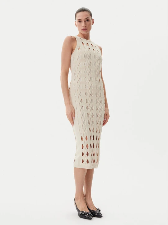 Foto del prodotto PINKO Vestito di maglia Allan 105190 A2LW Beige Regular Fit