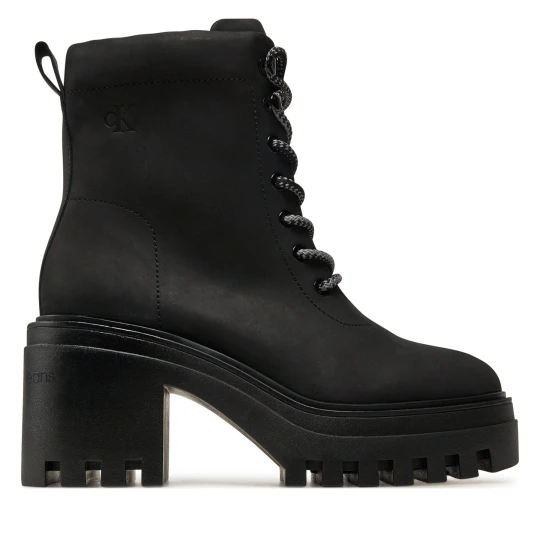 Foto del prodotto Polacchine Calvin Klein Jeans Chunky Heeled Zip Boot Lth YW0YW01548 Nero