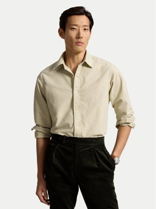 Foto del prodotto Polo Ralph Lauren Camicia 710804257505 Beige chiaro Slim Fit