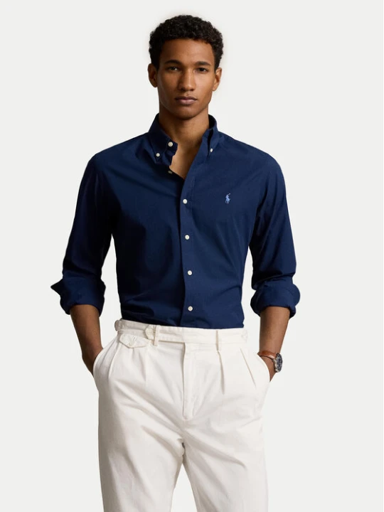 Foto del prodotto Polo Ralph Lauren Camicia 710928255001 Blu scuro Custom Fit