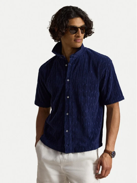 Foto del prodotto Polo Ralph Lauren Camicia 710B19621001 Blu scuro Regular Fit