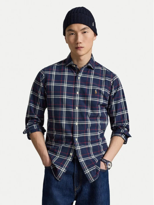 Foto del prodotto Polo Ralph Lauren Camicia 710B30241002 Blu scuro Custom Fit