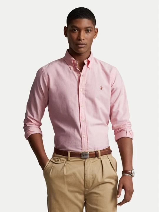 Foto del prodotto Polo Ralph Lauren Camicia Core Replen 710549084 Rosa Slim Fit