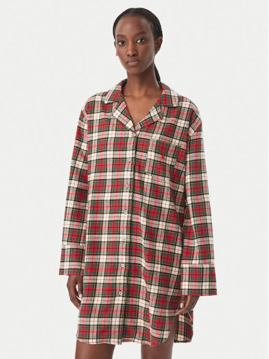 Foto del prodotto Polo Ralph Lauren Camicia da notte 4P0559 Rosso Relaxed Fit