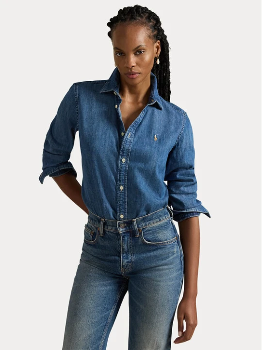 Foto del prodotto Polo Ralph Lauren camicia di jeans 211969458001 Blu Slim Fit