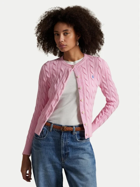 Foto del prodotto Polo Ralph Lauren Cardigan 211971868010 Rosa Slim Fit