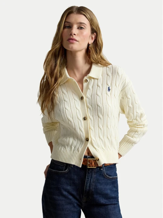 Foto del prodotto Polo Ralph Lauren Cardigan 211B30509001 Beige chiaro Straight Fit