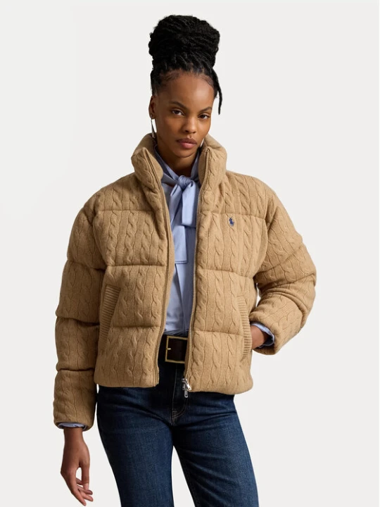 Foto del prodotto Polo Ralph Lauren Giubbotto invernale 211A10457005 Beige Boxy Fit