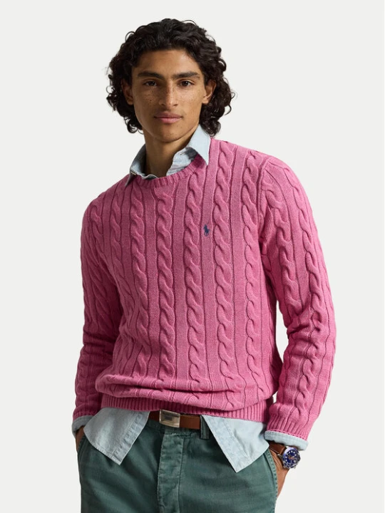 Foto del prodotto Polo Ralph Lauren Maglione 710775885550 Rosa chiaro Regular Fit