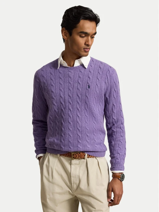 Foto del prodotto Polo Ralph Lauren Maglione 710876762502 Viola chiaro Regular Fit