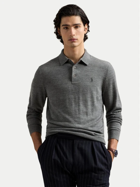 Foto del prodotto Polo Ralph Lauren Maglione 710941104003 Grigio scuro Regular Fit