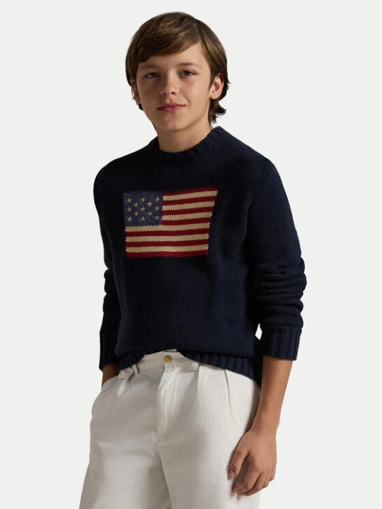 Foto del prodotto Polo Ralph Lauren Maglione Hunter 323668285001 Blu scuro Regular Fit