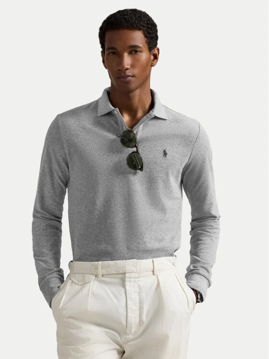 Foto del prodotto Polo Ralph Lauren Polo 710680790003 Grigio Custom Slim Fit