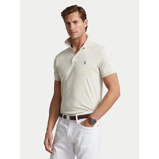 Foto del prodotto Polo Ralph Lauren Polo 710713130002 Écru Custom Slim Fit Crema