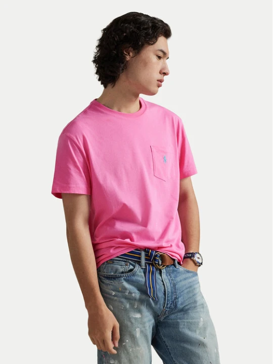 Foto del prodotto Polo Ralph Lauren T-shirt 710671438511 Rosa Custom Slim Fit