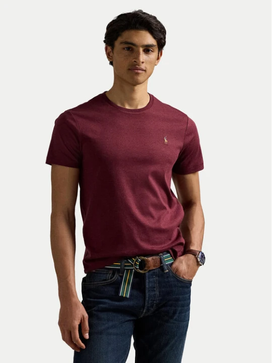 Foto del prodotto Polo Ralph Lauren T-shirt 710740727098 Bordeaux Custom Slim Fit
