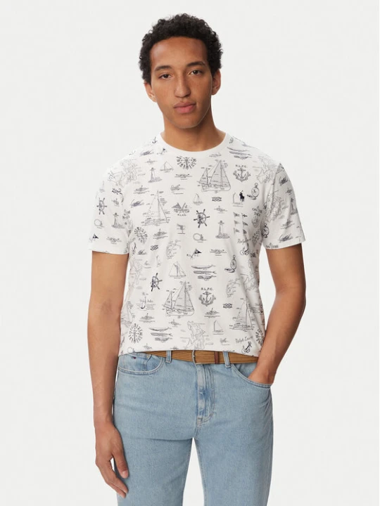 Foto del prodotto Polo Ralph Lauren T-shirt 710B21924001 Bianco Custom Slim Fit