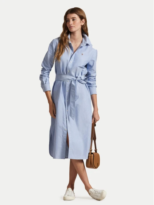 Foto del prodotto Polo Ralph Lauren Vestito chemisier 211928804002 Blu Straight Fit