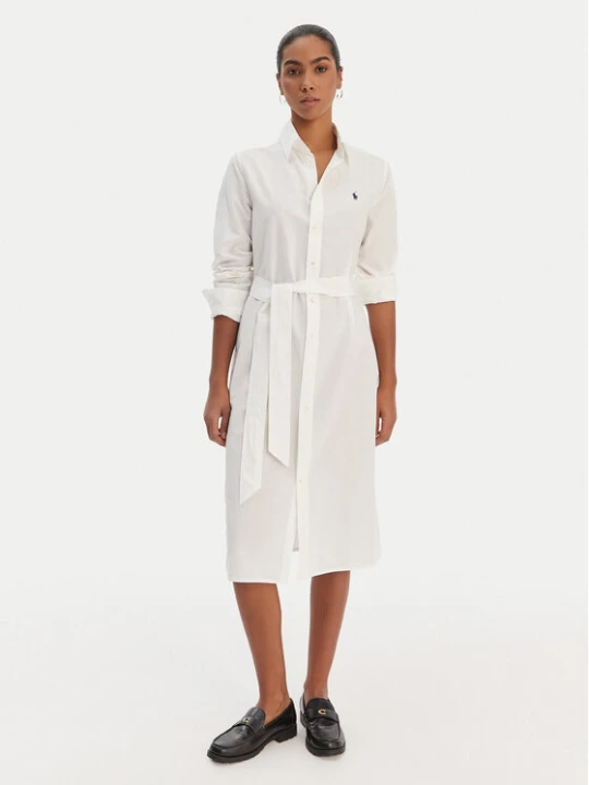 Foto del prodotto Polo Ralph Lauren Vestito chemisier 211B18781001 Bianco Regular Fit