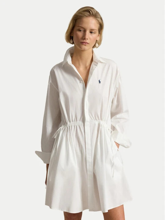 Foto del prodotto Polo Ralph Lauren Vestito chemisier 211B19986003 Bianco Relaxed Fit