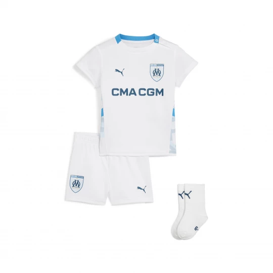Foto del prodotto PUMA Baby kit Home Olympique de Marseille 24 / 25 per bimbi ai primi passi, Abbigliamento, Bianco biały