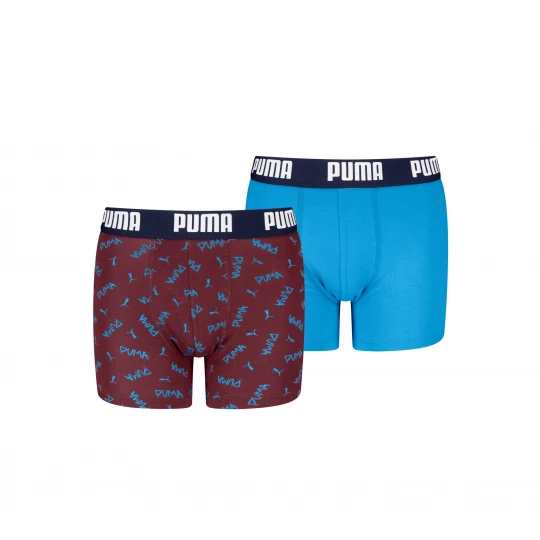 Foto del prodotto PUMA Boxer da ragazzo (confezione da 2), Abbigliamento, Rosso czerwony