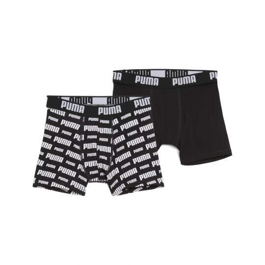 Foto del prodotto PUMA Boxer Everyday con logo per ragazzi (confezione doppia), Abbigliamento, Nero czarny