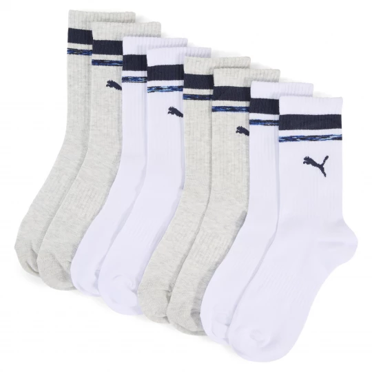 Foto del prodotto PUMA Calze alte da bambino (confezione da 4), Abbigliamento, Bianco biały