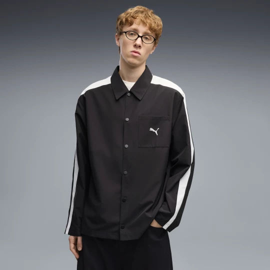 Foto del prodotto PUMA Camicia T7 dal taglio morbido da uomo, Accessori, Nero czarny