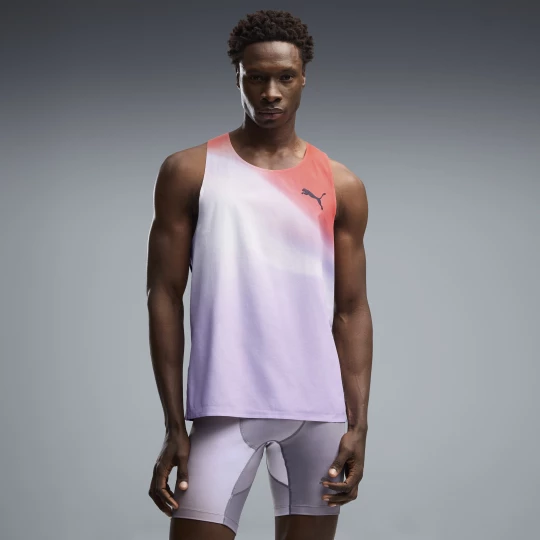 Foto del prodotto PUMA Canotta da running con grafica Lightspeed ULTRAWEAVE da uomo, Abbigliamento, Grigio Gray