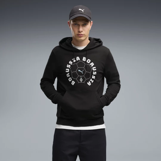 Foto del prodotto PUMA Felpa con cappuccio Borussia Mönchengladbach ftblCulture da uomo, Accessori, Nero czarny