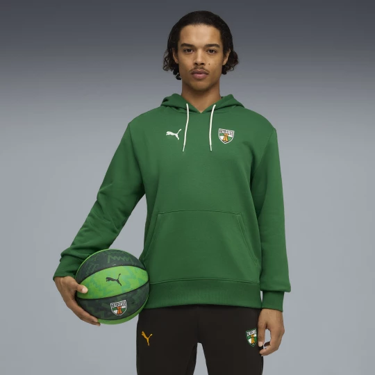 Foto del prodotto PUMA Felpa con cappuccio da basket BC Zalgiris Kaunas Fanwear da uomo, Accessori, Verde zielony