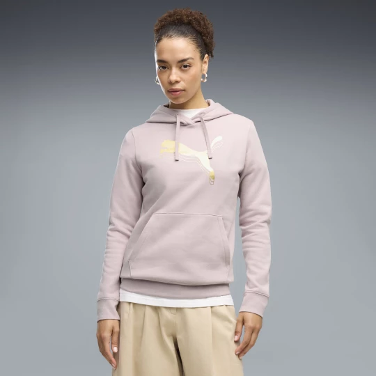 Foto del prodotto PUMA Felpa con cappuccio ESS Metallizzato da donna, Abbigliamento, Rosa różowy