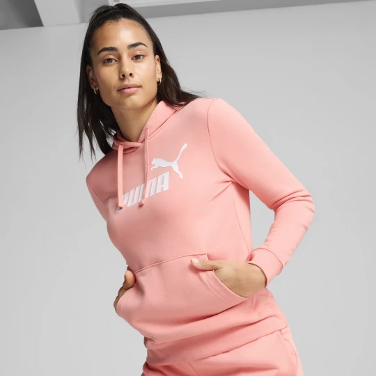 Foto del prodotto PUMA Felpa con cappuccio ESS N. 1 Logo da donna, Abbigliamento, Rosa różowy