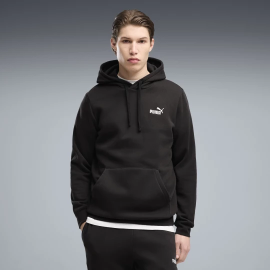 Foto del prodotto PUMA Felpa con cappuccio Essentials con logo piccolo N. 1 da uomo, Abbigliamento, Nero czarny