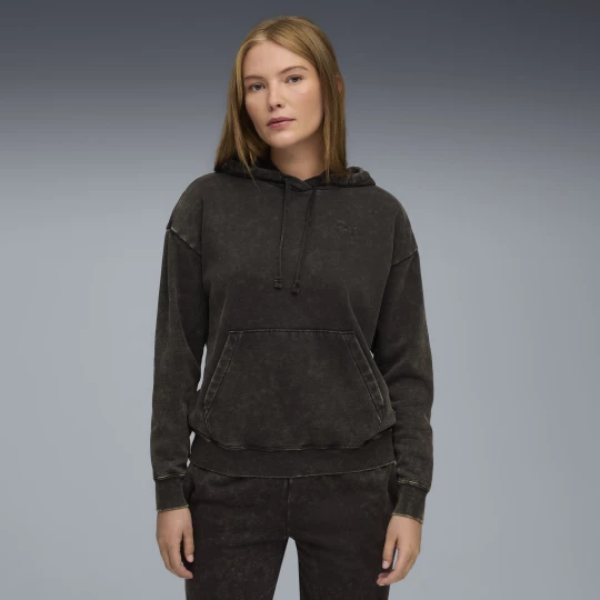Foto del prodotto PUMA Felpa con cappuccio Essentials Elevated dal taglio morbido da donna, Abbigliamento, Nero czarny