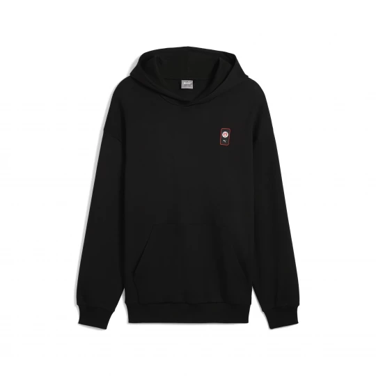Foto del prodotto PUMA Felpa con cappuccio grafica stile retrò FC St. Pauli da uomo, Accessori, Nero czarny