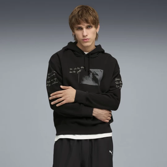 Foto del prodotto PUMA Felpa con cappuccio GRAPHIC Forest da uomo, Accessori, Nero czarny